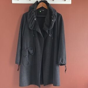 EXTENZO PARIS Vintage Wool Coat | Paris Boutique | Never Worn | Statement Collar